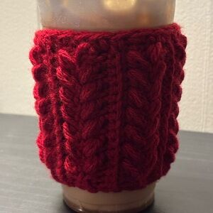 New Handmade Crochet Coffee Cup Cozy